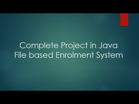 Design Complete Project in java - YouTube