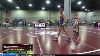 Schoolboy 97 Kyler Neuberger Wisconsin Vs Cooper Davidson-haase Florida