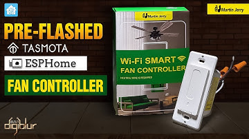 Pre-Flashed TASMOTA ESPHome Fan Controller - 100% LOCAL with bonus guts footage