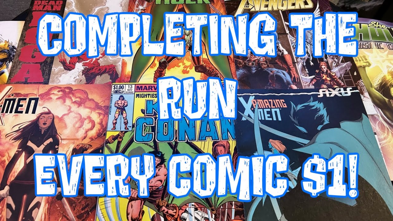 That Oh So Satisfying Feeling of Completing a Run - Every Comic Just $1!