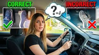 How to Use the Gas and Brake Pedals for Beginners (First Driving Lesson)