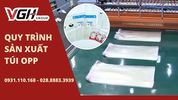 Sản xuất túi OPP bóng kính dán miệng bằng chuỗi máy móc tốc độ cao | Túi nilon khác | VGH Group