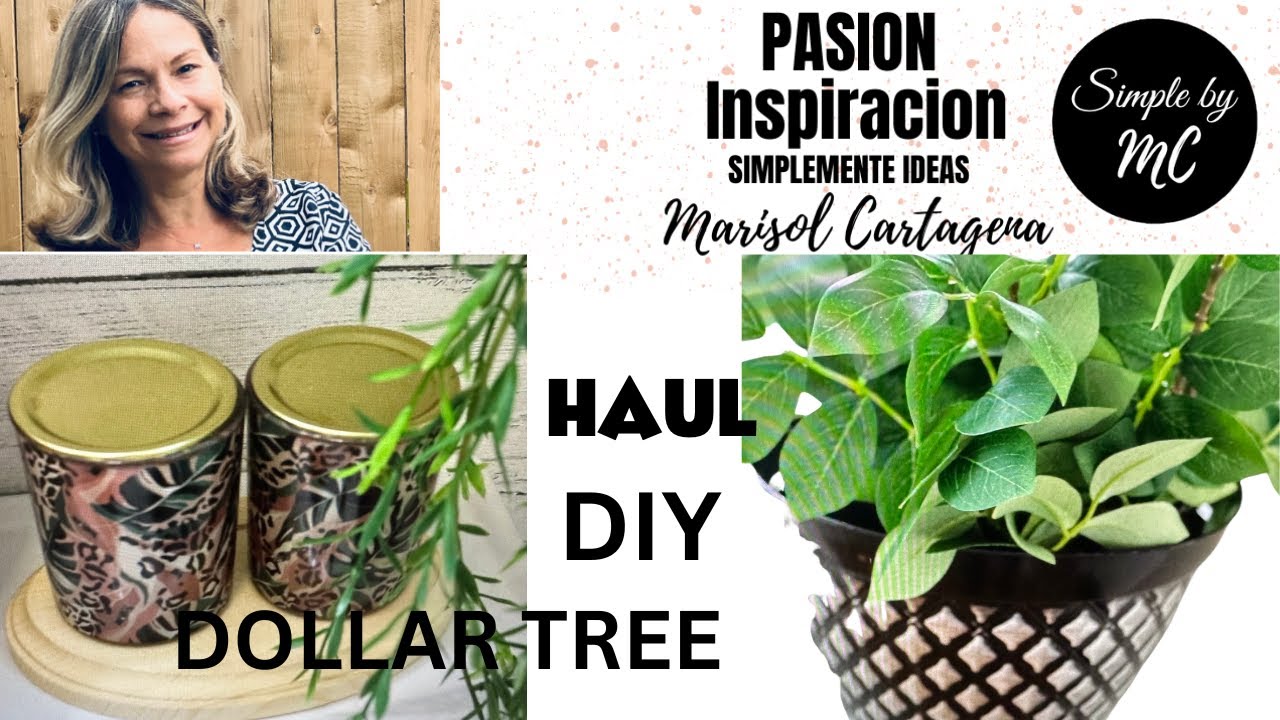 DOLLAR TREE DIY /FUI A THE HOME DEPOT/ YA PUEDEN COMPRAR /MI PATIO ...