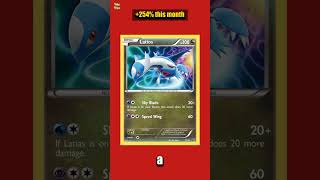 😳 Latios up 254% this month! Now £37.71 📈 #pokemoncards #shorts