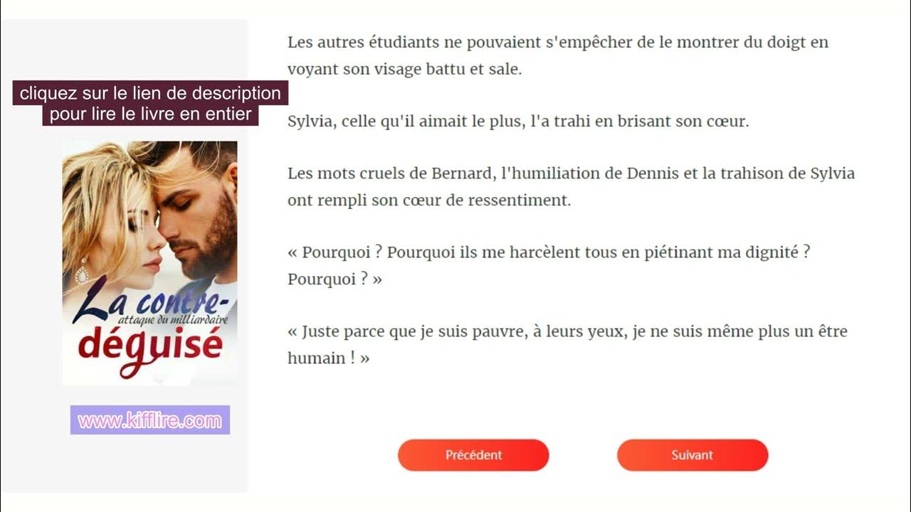 La Contre Attaque Du Milliardaire Déguisé Gratuit La contre-attaque du milliardaire déguisé | Chapitre 2 Piétiné | ROMANS D'AMOUR A LIRE ABSOLUMENT ! - YouTube