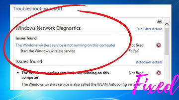 Fix  "The Windows Wireless Service Is Not Running On This Computer error " In Windows