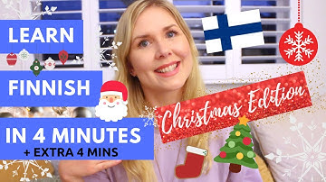 Learn To Speak Finnish In 4 Minutes: Christmas Edition