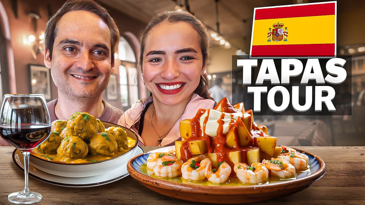 We Ate Everything on Madrid’s Iconic Tapas Street! 🇪🇸 (Cava Baja)