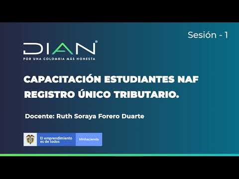 REGISTRO ÚNICO TRIBUTARIO - RUT 1/2 - DIAN