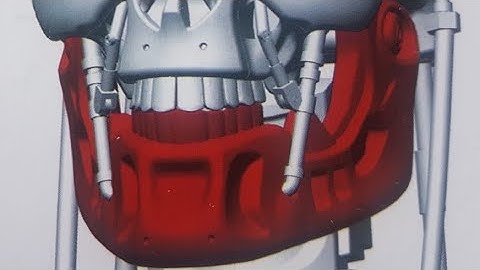 Build the T-800 Part 6 : Lower jaw teeth and nose bridge
