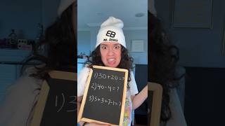 ANSWER THE MATH QUESTIONS #msbeanie