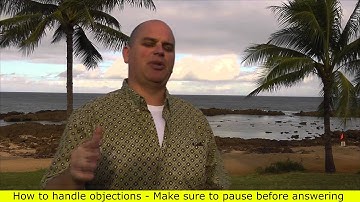 How to overcome objections in sales - Pause before speaking (1 of 4)  Scott Sylvan Bell