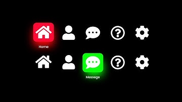 CSS Icon Hover Effects | Animated Menu Indicator using CSS & Javascript #newtoyou
