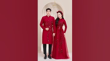 Gợi ý 9 mẫu áo dài cặp đôi cao cấp cho mùa cưới 2025 #latbridal #aodai #áodàicưới #áodàicaocấp