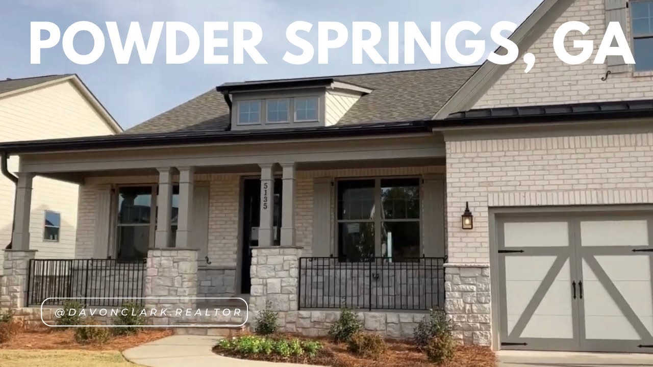 Powder Springs, GA New Construction Tour Cobb County Clarktherealtor YouTube