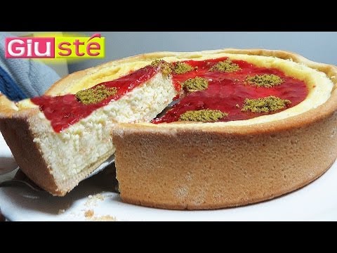 cheesecake-avec-de-la-pâte-sablée