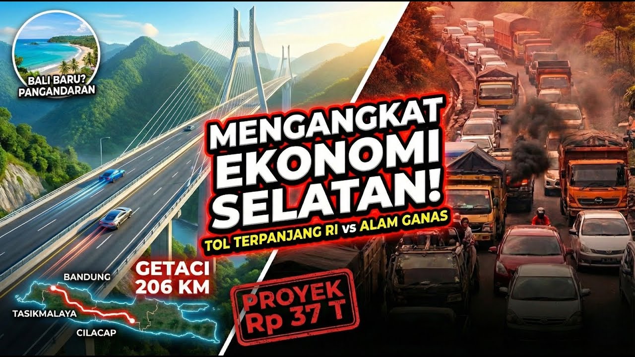 TOL GETACI WAJIB CEPAT!! Bagaimana Tol Ini Akan Mengubah Takdir Jutaan Warga JABAR Selatan.