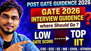 GATE 2026 Interview Guidance | Low GATE Score to TOP IIT