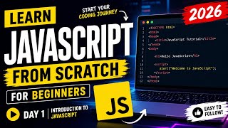 JavaScript for Beginners | Your First JS Program