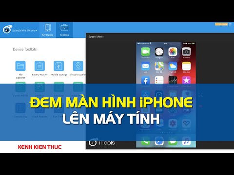 Hướng dẫn chiếu màn hình iPhone lên máy tính đơn giản nhất 2020