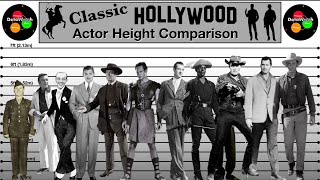 Height Comparison | Classic Hollywood Actors