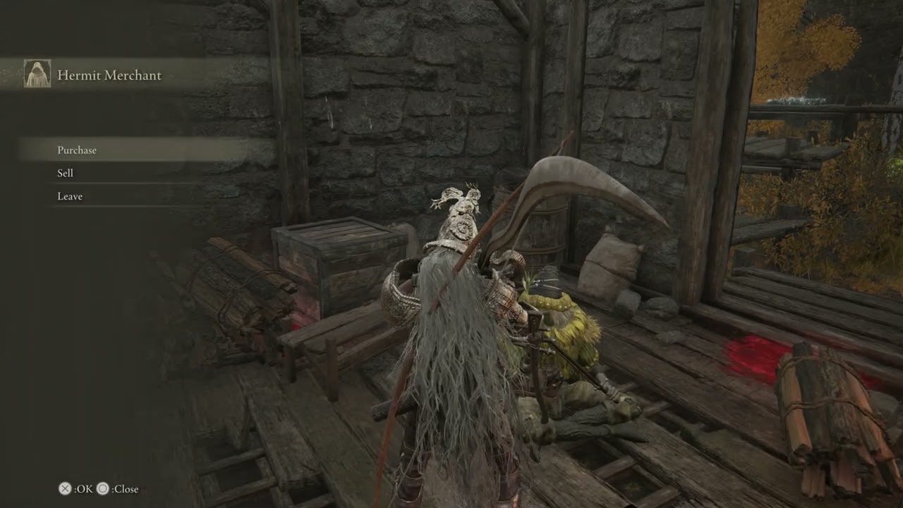 Hermit Merchant near the Capital Elden Ring