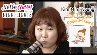 &quot;Kim Min Kyoung (김민경) teaches how to do a proper mukbang&quot; ep.032 | NSC HIGHLIGHTS