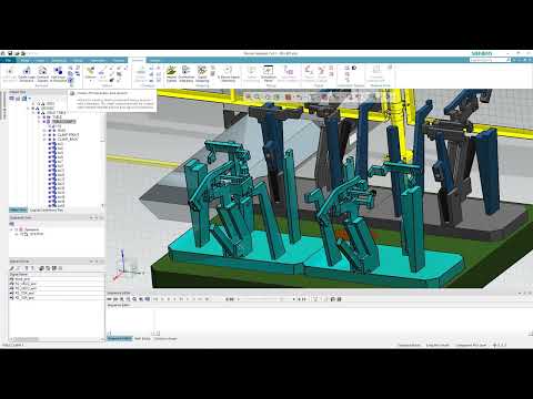 First steps simulation with Process Simulate and connection to  PLC  Robtech Automation and services