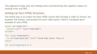 How to Dynamically Change Video and Link Sources with JavaScript on Your Web Page