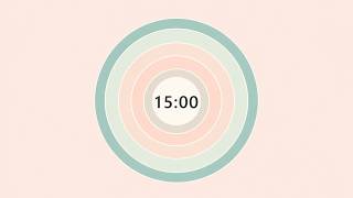 15 minute productivity Timer 🎵 | Focus study timer for classroom