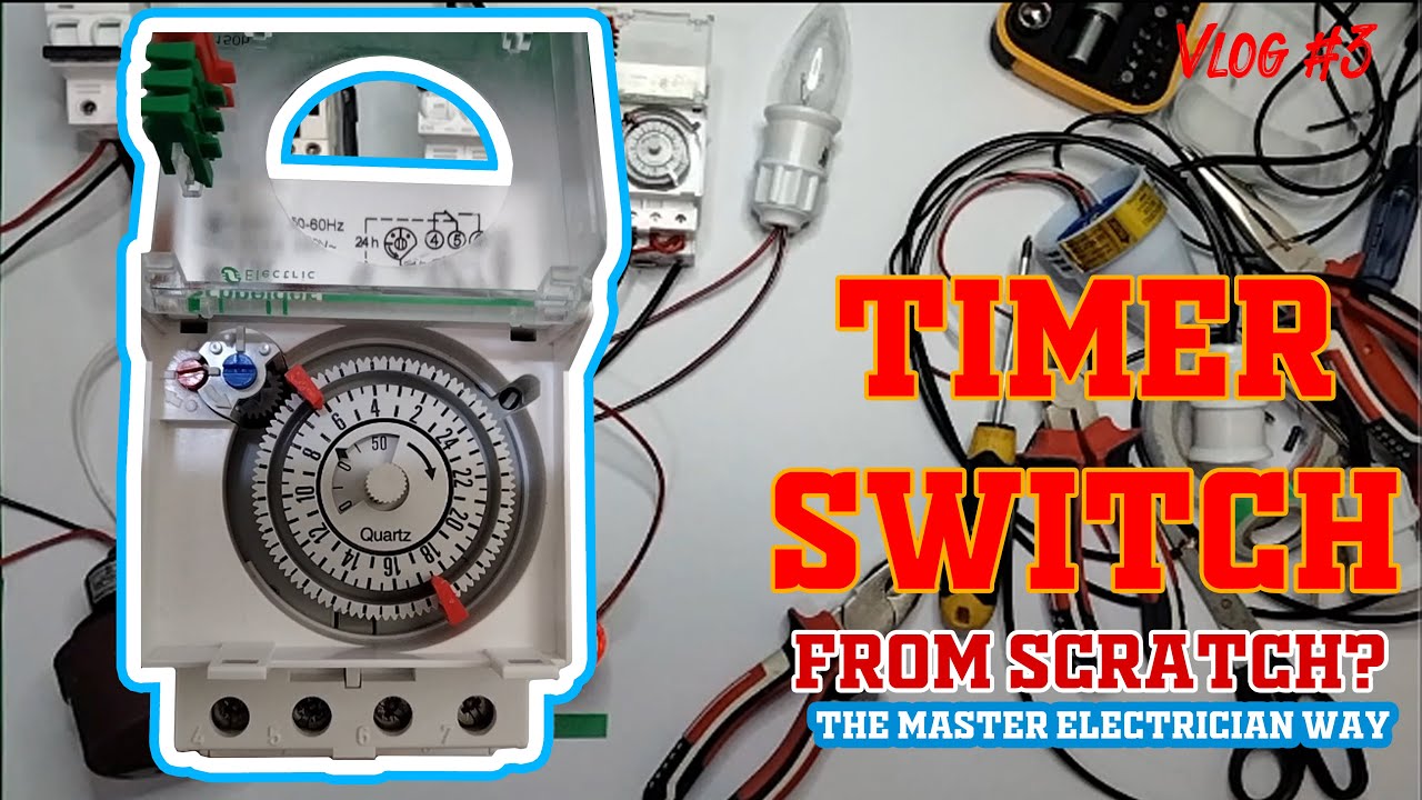 NC2 TIMER SWITCH + CONTACTOR l DIY Automatic l Manual Wiring ...