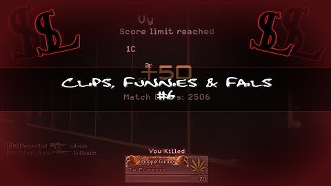 Clips, Funnies & Fails #6 (MW2/BO2) #L25K