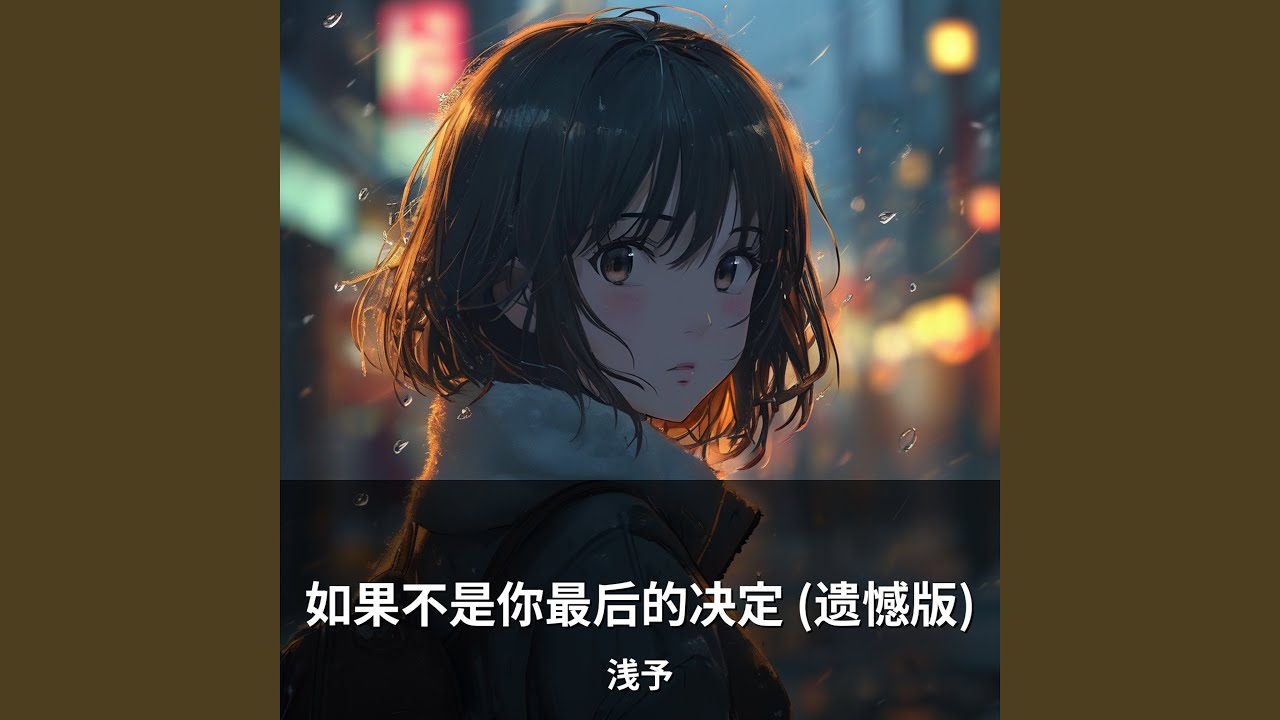 如果不是你最后的决定 (遗憾版)