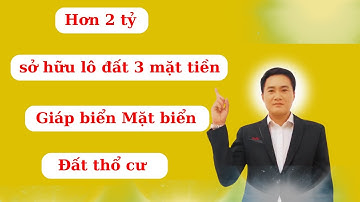 Hơn 2 tỷ sở hữu lô đất 3 mặt tiền giáp biển đất ở đô thị P. Đông hải TP. Biển Phan Rang/0916904939