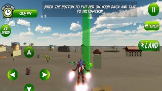 Super Hero Water Slide Uphill Rush Android Gameplay #7 (COAST GUARD MODE!) screenshot 2