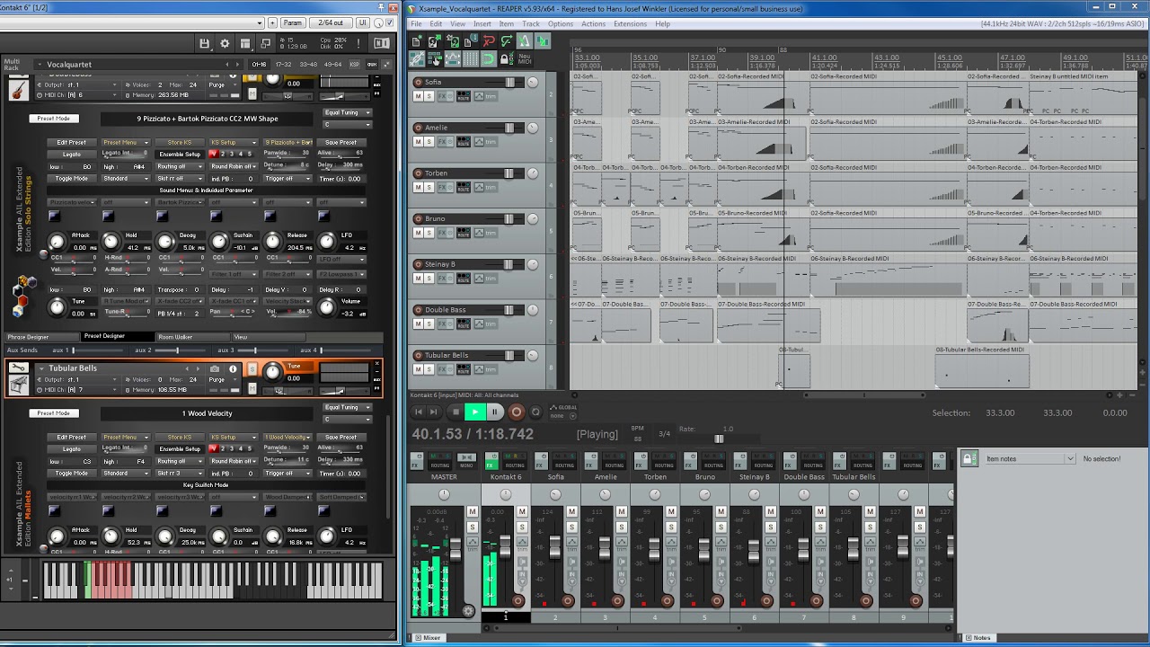Xsample releases Vocalquartet for Kontakt