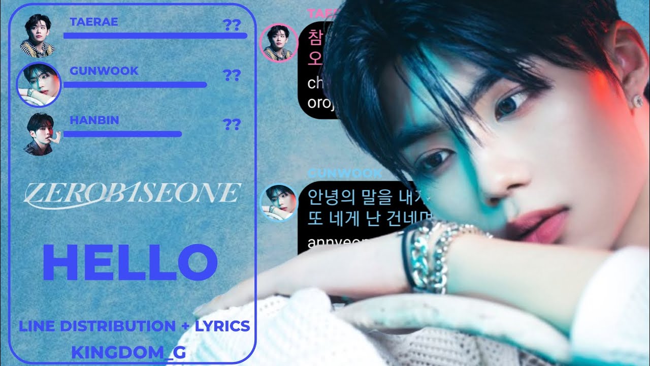 [ZEROBASEONE] - Hello《 Line Distribution + Lyrics 》 - YouTube