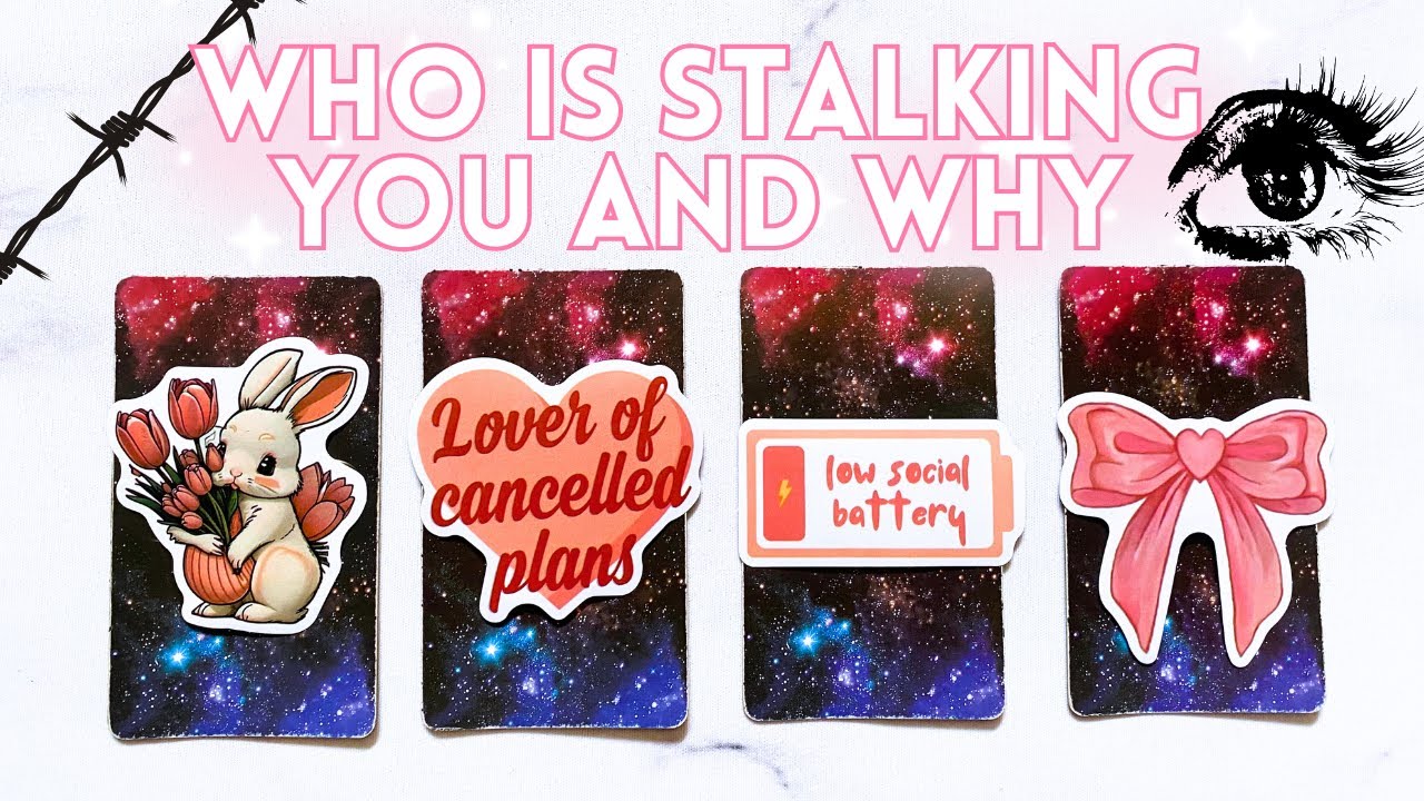 ‼️WHO IS STALKING YOU AND WHY⁉️👀 PICK A CARD Tarot reading