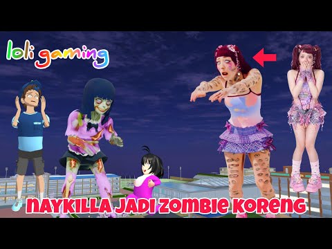 NAYKILLA berubah jadi ZOMBIE KORENG MIO jadi ZOMBIE untuk melawan NAYKILLA YUTA panik | sakuraschool