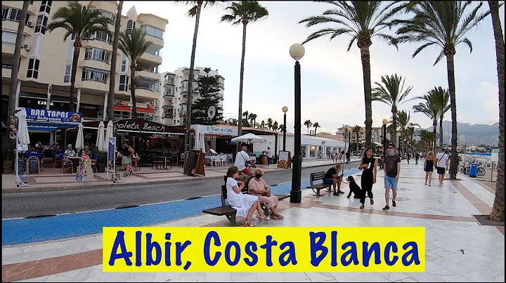 Albir near Benidorm Costa Blanca. Early Evening Walking Tour to the Promenade 02-08-21 🇪🇸