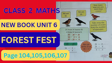 CLASS 2 MATHS NEWBOOK UNIT 6 FOREST FEST VIDEO 3