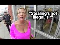 When Cops Surprise the Ass Out of Shoplifters in the Act