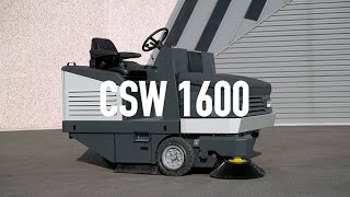 COMET  CSW 1600  DSA RIDE-ON SWEEPER - EN