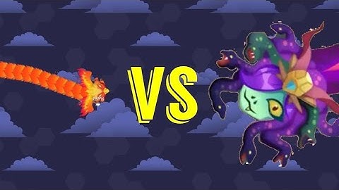 Medusa Boss vs The Dragon Boss in Snake.io
