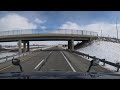 POV Truck Drive in Light Snow ❄️ I-80 East Ohio