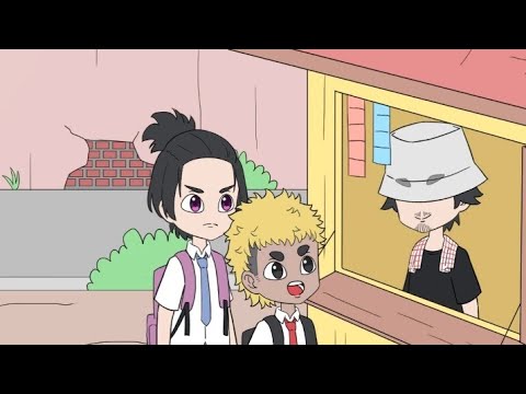 Anak sekolah beli r0k0 - animasi