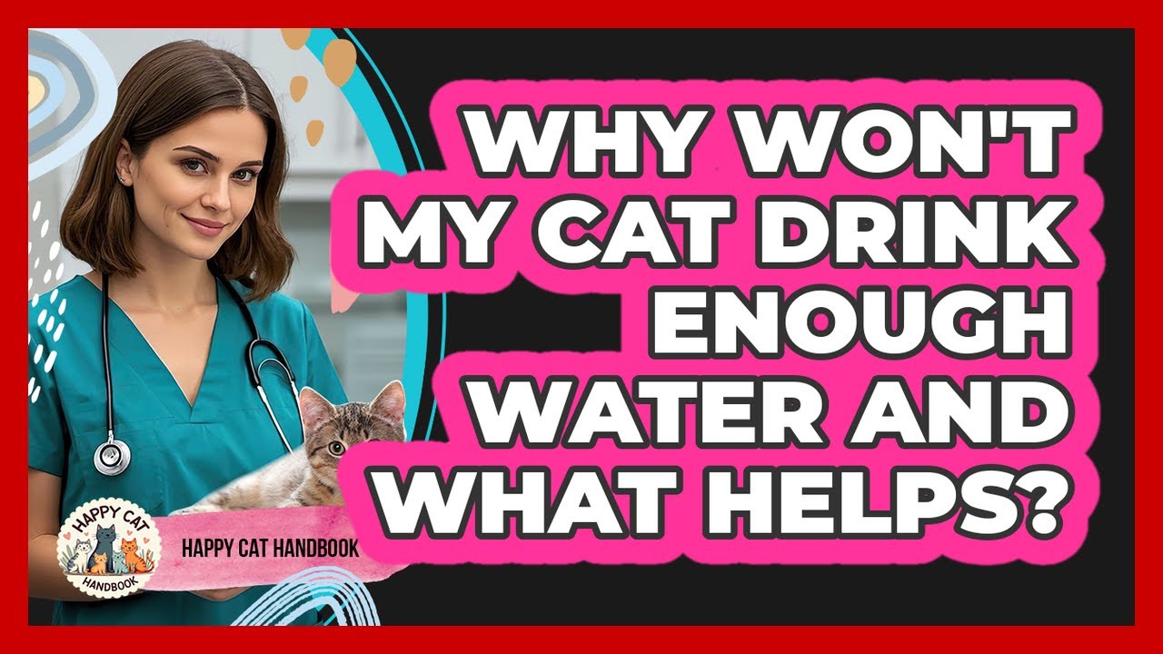 Why Won't My Cat Drink Enough Water And What Helps? - Happy Cat Handbook
