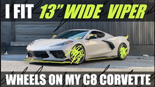 WIDEST Wheels to EVER be put on a C8 CORVETTE!” *Wider than a Viper!*