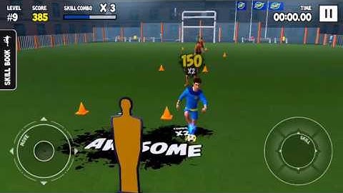 Watch how I scored 1 150 points on my Level 9 Skill Run! #skilltwinsfootballgame @SkillTwins