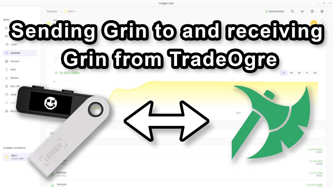 Grin Ledger hardware wallet tutorial #6: Sending Grin to and receiving ...